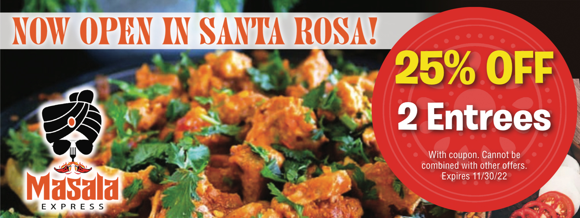 Indian Curry Online Delivery Santa Rosa, CA Masala Express